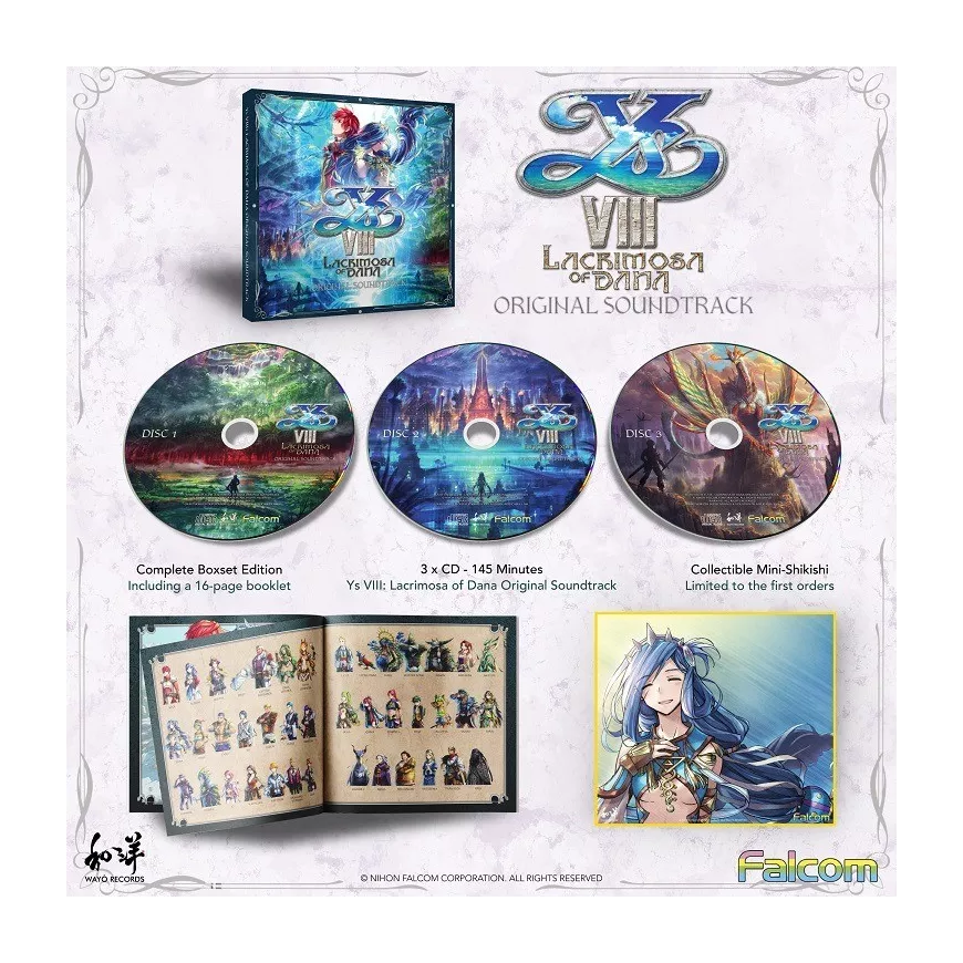 PS4 Ys VIII: Lacrimosa of high quality DANA Day One Edition w/ Artbook & Soundtrack! Like New